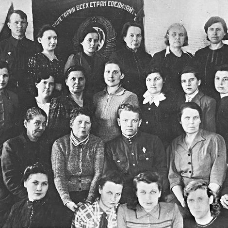 Педагогический коллектив Уренской школы, 1948 год